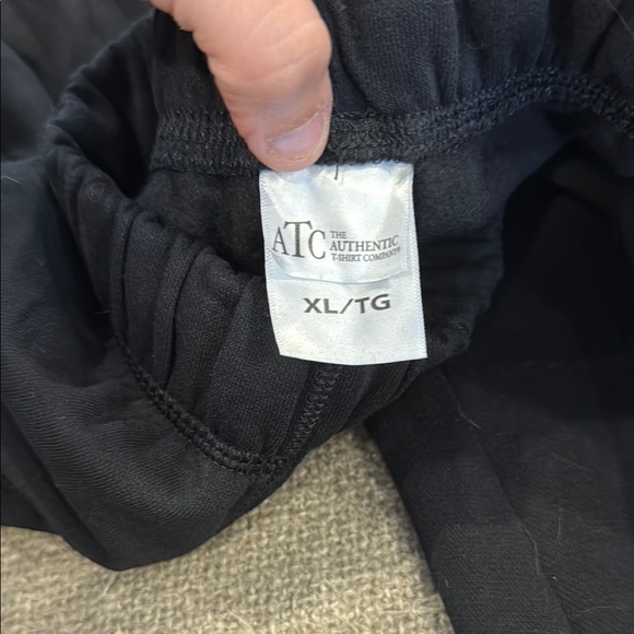 Men's Black Sweatpants - Picture 3 of 4